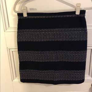 Black and white skirt